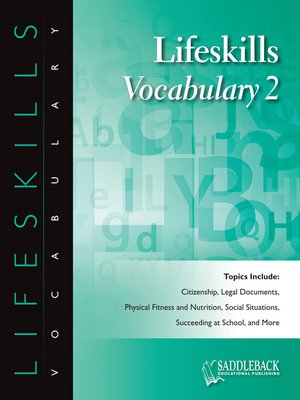 cover image of Lifeskills Vocabulary: A Vocabulary of Study Skills